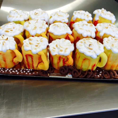 Gateau chopes de biere