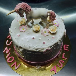 Gateau communion / licorne