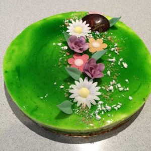 entremets citron basilic