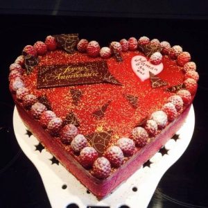 entremets framboise