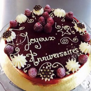 mousse framboise