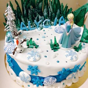 Gateau reine des neiges