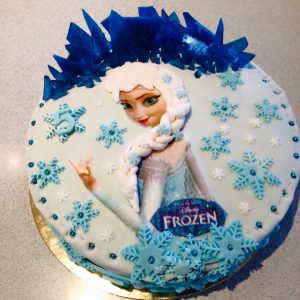 Gateau reine des neiges