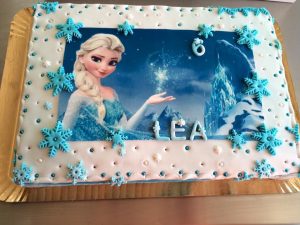 Gateau reine des neiges