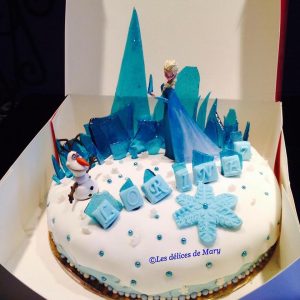 Gateau reine des neiges