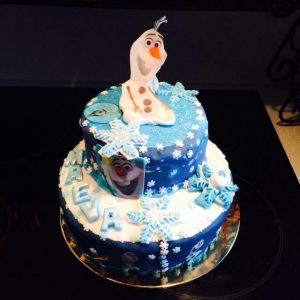 Gateau reine des neiges