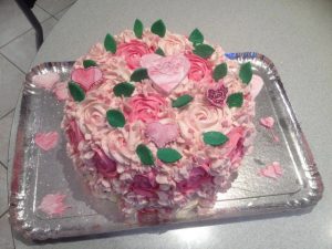 rose cake