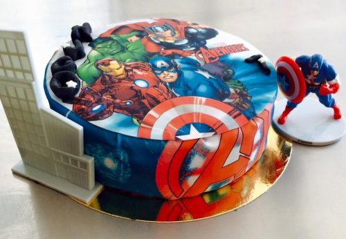 Gateau super heros