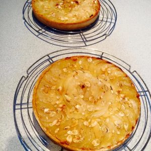 tarte aux poires amande