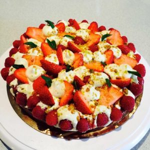 tarte fraises pistache