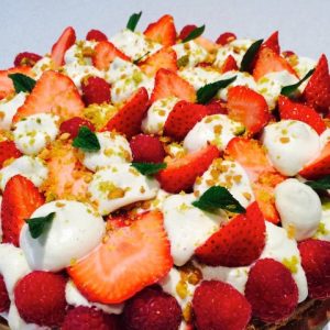 tarte fraises pistache