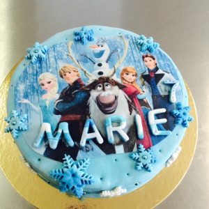 Gateau reine des neiges