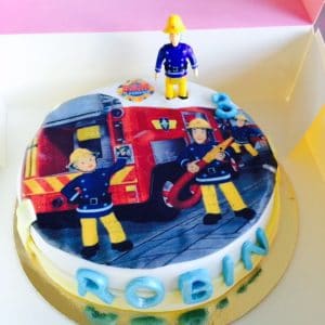 Gâteau Sam le pompier
