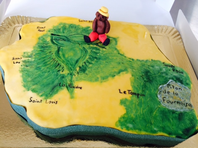 Gateau La Reunion Cake Design Pate A Sucre Les Delices De Mary