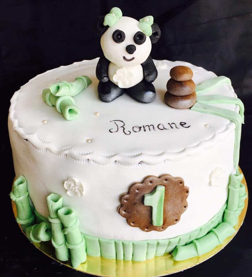 Gateau Panda Cake Design Pate A Sucre Les Delices De Mary