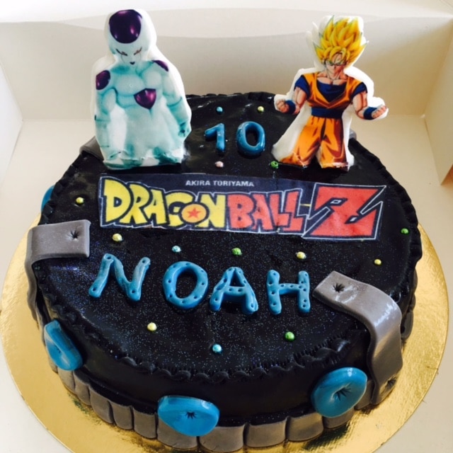 Gateau Dragon Ball Z Cake Design Pate A Sucre Les Delices De Mary