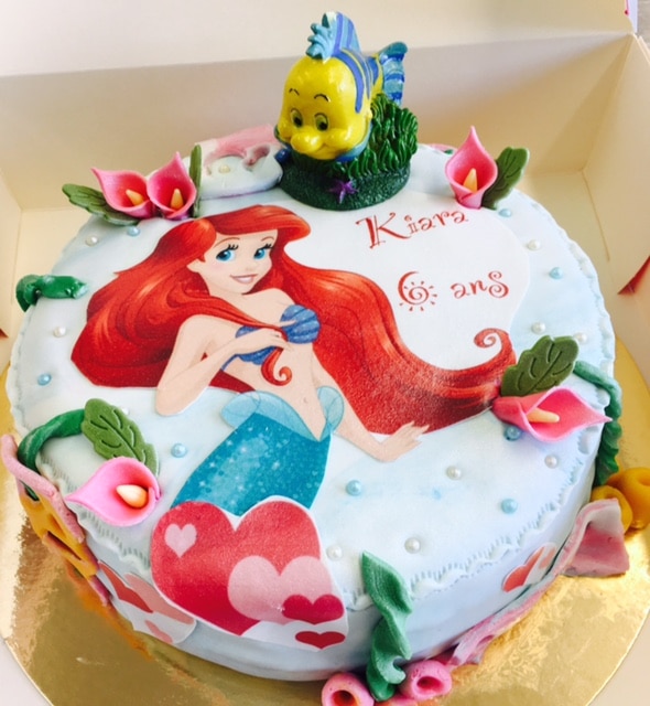 Gateau Petite Sirene Cake Design Pate A Sucre Les Delices De Mary